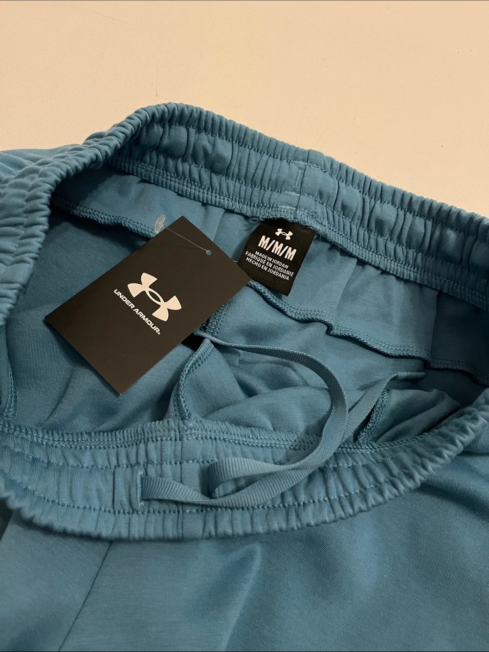 Under Armour Unstoppable Shorts Mens M Fleece 1379809 blue zip pocket NWT $70